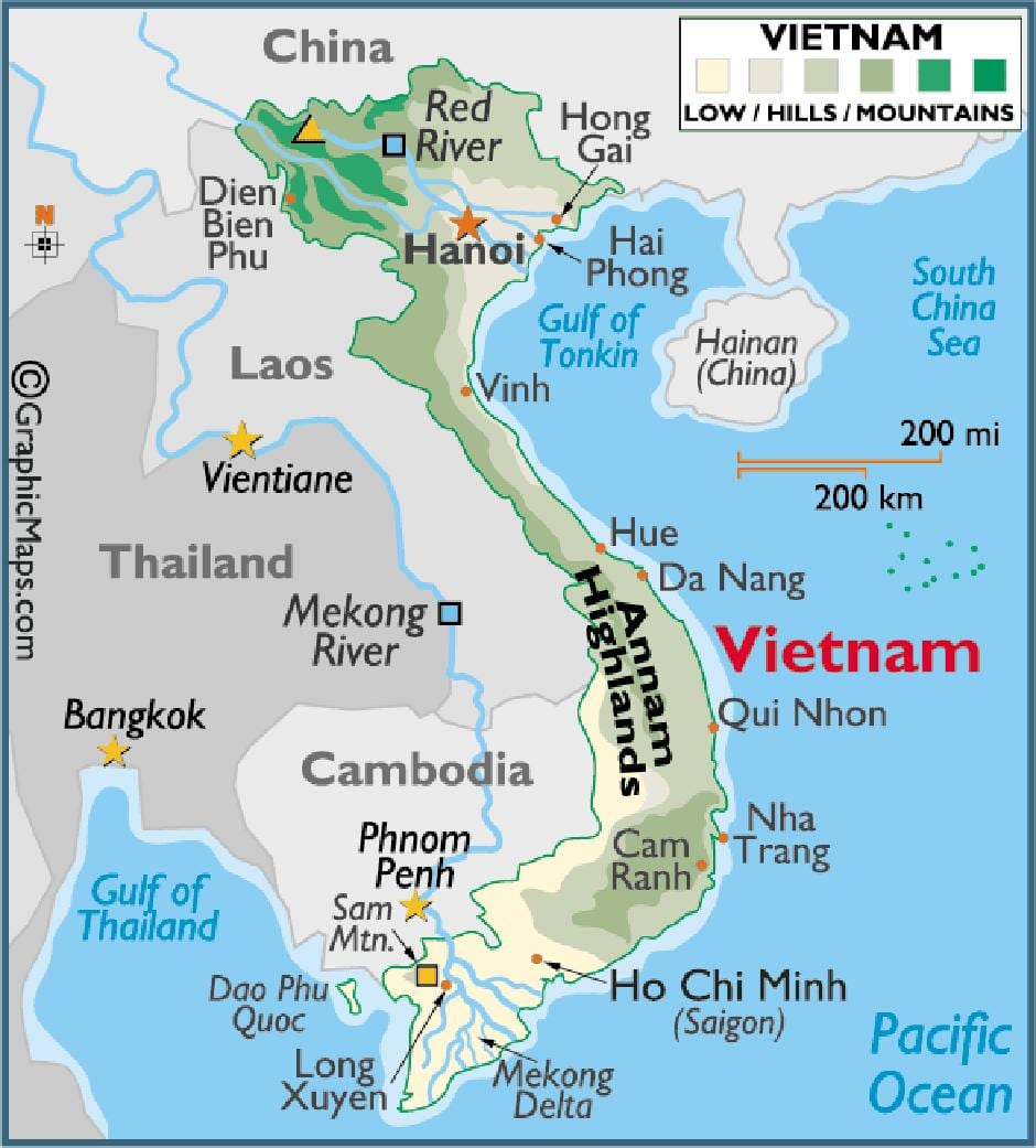 Газрын зураг дээр saigon